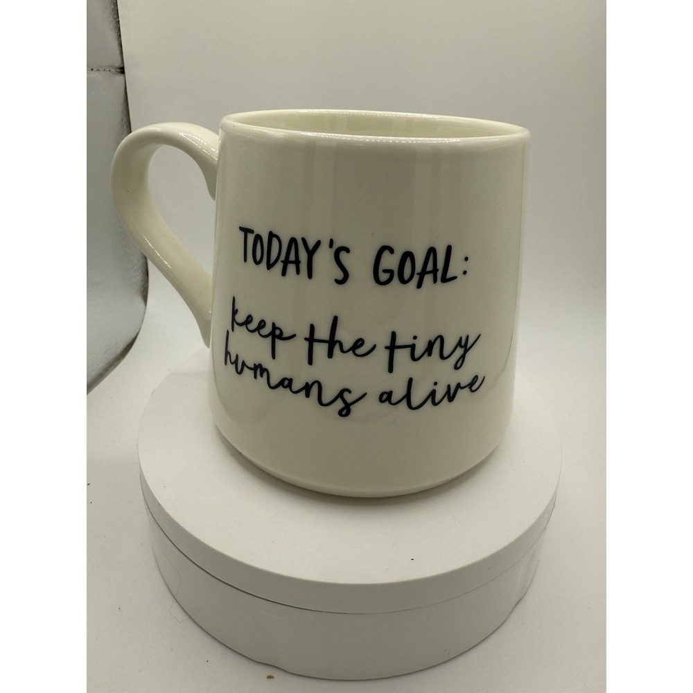 Threshold Mug Today's Goal: Keep The Tiny Humans Alive 16oz Large Target Cup B22